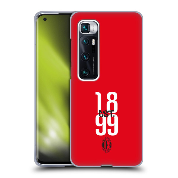 AC Milan Graphics Est. 1899 Soft Gel Case for Xiaomi Mi 10 Ultra 5G