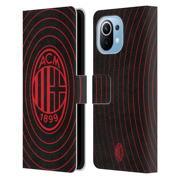 AC Milan Graphics Beat Leather Book Wallet Case Cover For Xiaomi Mi 11