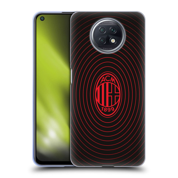 AC Milan Graphics Beat Soft Gel Case for Xiaomi Redmi Note 9T 5G