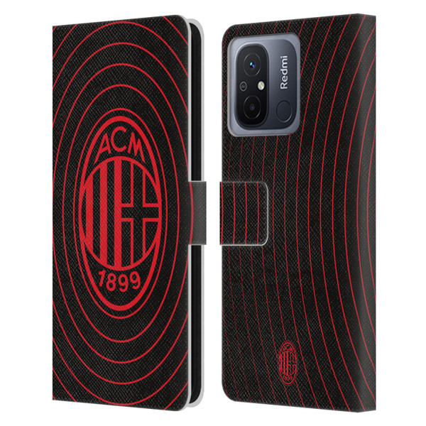 AC Milan Graphics Beat Leather Book Wallet Case Cover For Xiaomi Redmi 12C