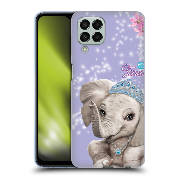 Animal Club International Royal Faces Elephant Soft Gel Case for Samsung Galaxy M33 (2022)