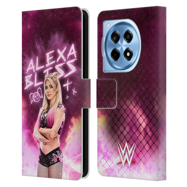 WWE Alexa Bliss Portrait Leather Book Wallet Case Cover For OnePlus 12R