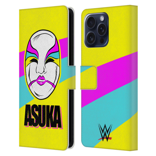 WWE Asuka The Empress Leather Book Wallet Case Cover For Apple iPhone 16 Pro Max