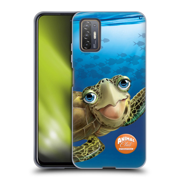 Animal Club International Underwater Sea Turtle Soft Gel Case for HTC Desire 21 Pro 5G