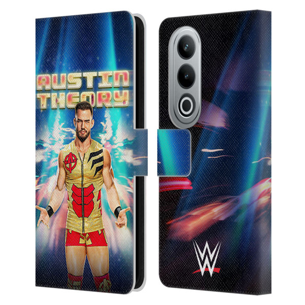 WWE Austin Theory Portrait Leather Book Wallet Case Cover For OPPO OnePlus Ace 3V 5G