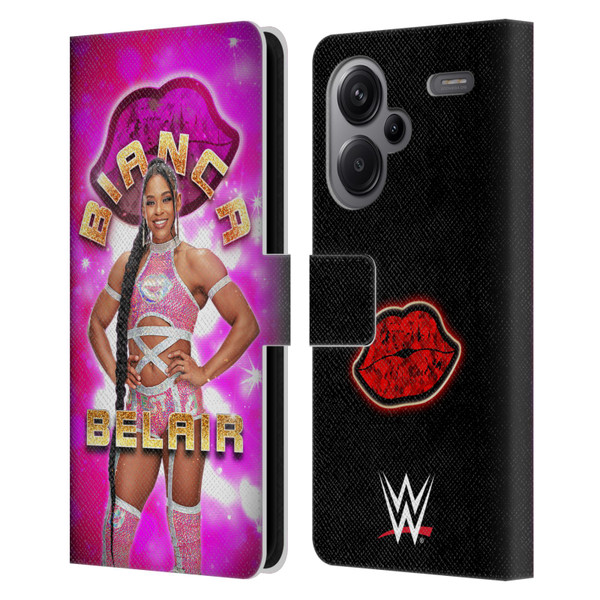 WWE Bianca Belair Portrait Leather Book Wallet Case Cover For Xiaomi Redmi Note 13 Pro Plus 5G