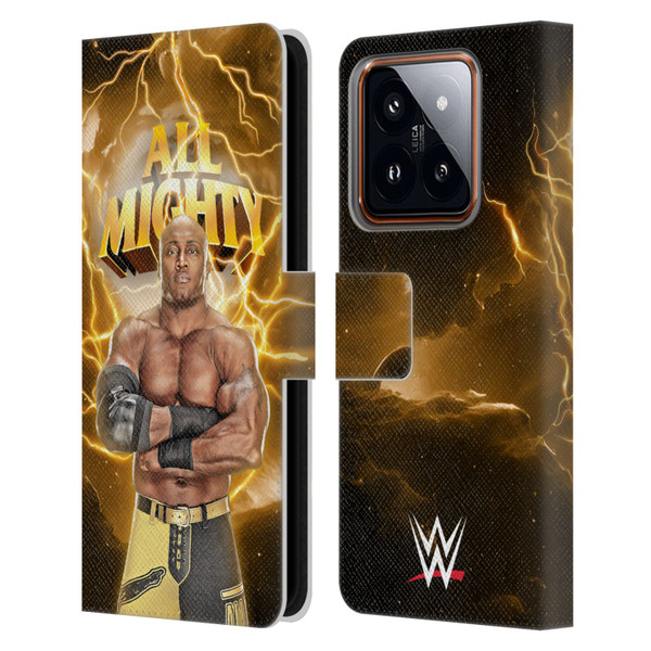 WWE Bobby Lashley Portrait Leather Book Wallet Case Cover For Xiaomi 14