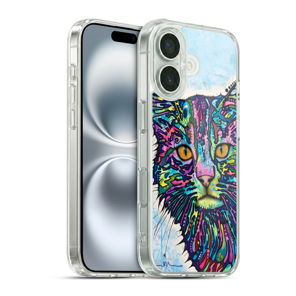 Dean Russo Cats Diligence Soft Gel Case for Apple iPhone 16 & MagSafe