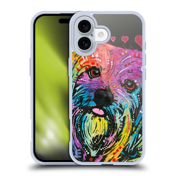Dean Russo Dogs Yorkie Soft Gel Case for Apple iPhone 16
