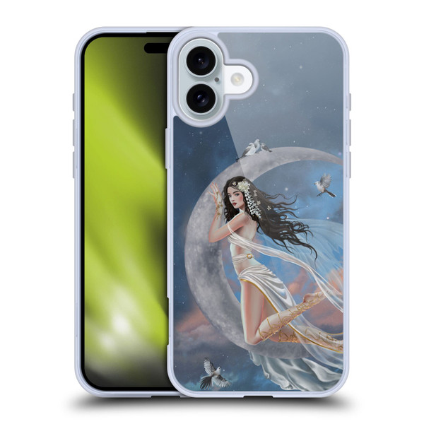 Nene Thomas Art Moon Lullaby Soft Gel Case for Apple iPhone 16 Plus