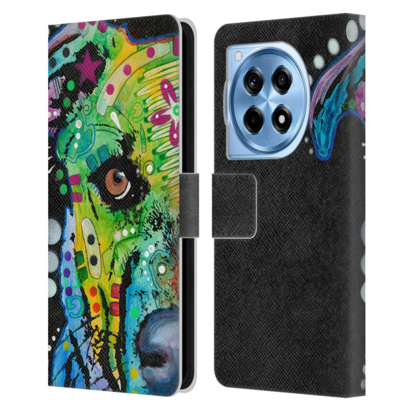 Dean Russo Dogs Bulldog Leather Book Wallet Case Cover For OnePlus 12R