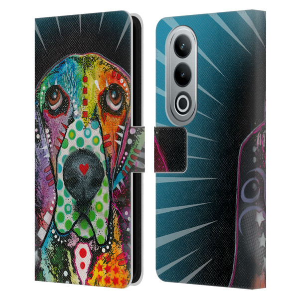 Dean Russo Dogs Hound Leather Book Wallet Case Cover For OPPO OnePlus Ace 3V 5G