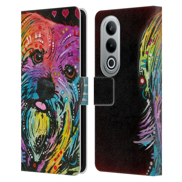 Dean Russo Dogs Yorkie Leather Book Wallet Case Cover For OPPO OnePlus Ace 3V 5G