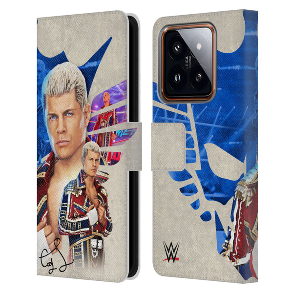 WWE Cody Rhodes Superstar Graphics Leather Book Wallet Case Cover For Xiaomi 14
