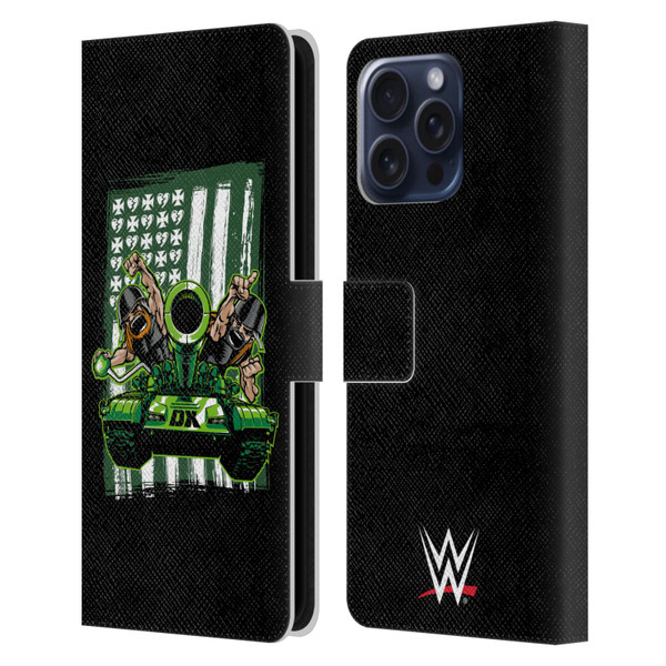WWE D-Generation X Flag Leather Book Wallet Case Cover For Apple iPhone 16 Pro Max