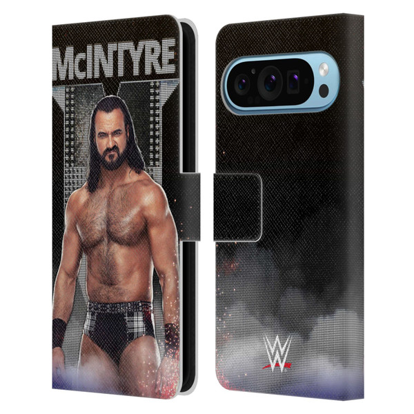 WWE Drew McIntyre LED Image Leather Book Wallet Case Cover For Google Pixel 9 / Pixel 9 Pro