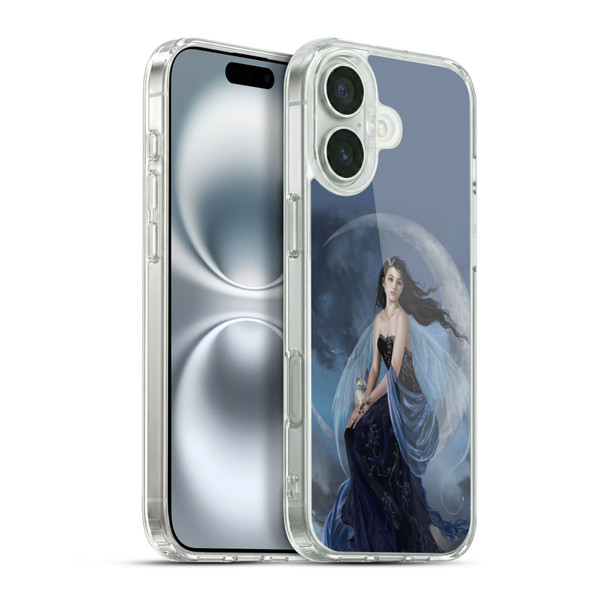 Nene Thomas Crescents Moon Indigo Fairy Soft Gel Case for Apple iPhone 16 Plus & MagSafe