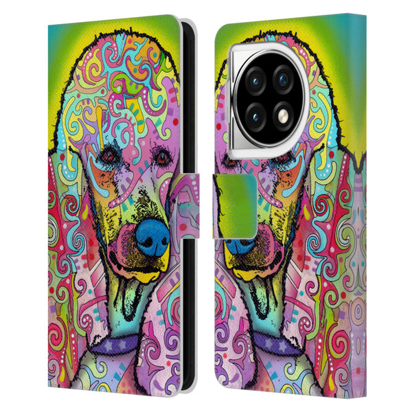 Dean Russo Dogs 3 Poodle Leather Book Wallet Case Cover For OPPO OnePlus Ace 3 5G