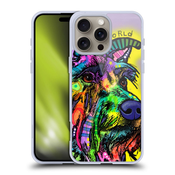 Dean Russo Dogs 3 My Schnauzer Soft Gel Case for Apple iPhone 16 Pro Max