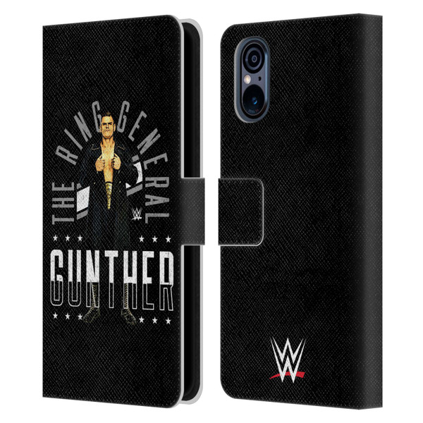 WWE Gunther Ring General Leather Book Wallet Case Cover For Sony Xperia 5 V 5G
