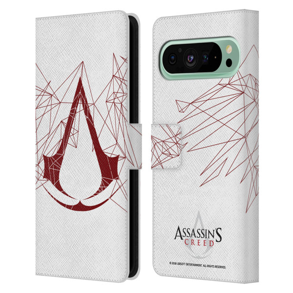 Assassin's Creed Logo Geometric Leather Book Wallet Case Cover For Google Pixel 9 Pro XL