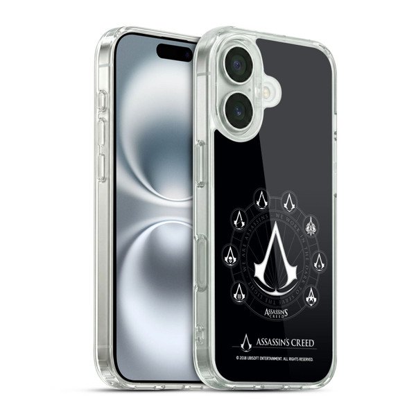 Assassin's Creed Legacy Logo Crests Soft Gel Case for Apple iPhone 16 & MagSafe