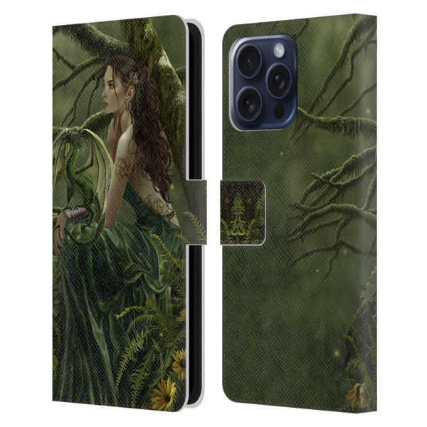 Nene Thomas Deep Forest Queen Fate Fairy With Dragon Leather Book Wallet Case Cover For Apple iPhone 16 Pro Max