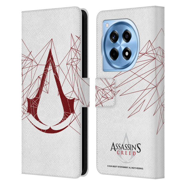 Assassin's Creed Logo Geometric Leather Book Wallet Case Cover For OnePlus 12R