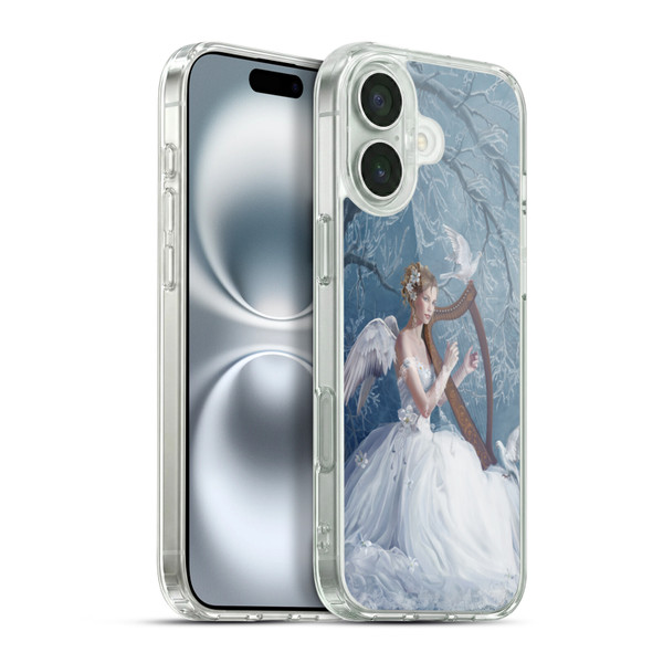 Nene Thomas Deep Forest Chorus Angel Harp And Dove Soft Gel Case for Apple iPhone 16 Plus & MagSafe