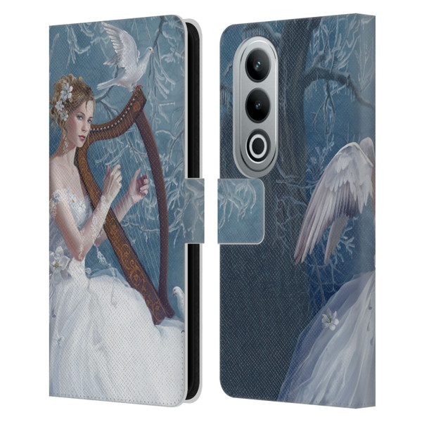 Nene Thomas Deep Forest Chorus Angel Harp And Dove Leather Book Wallet Case Cover For OPPO OnePlus Ace 3V 5G