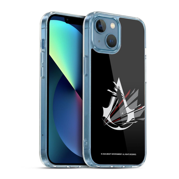 Assassin's Creed Logo Shattered Soft Gel Case for Apple iPhone 13 Mini & MagSafe