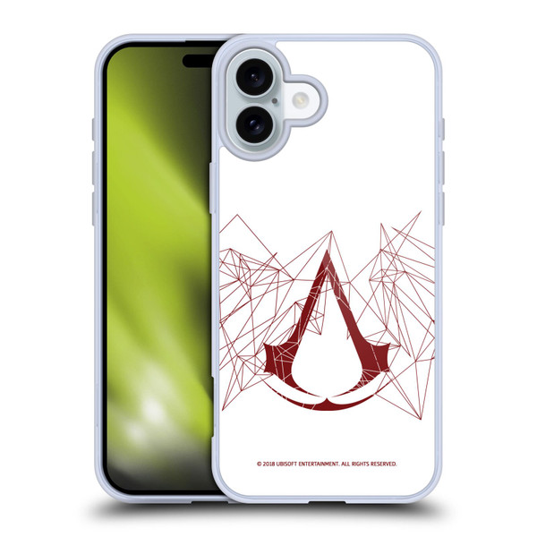 Assassin's Creed Logo Geometric Soft Gel Case for Apple iPhone 16 Plus