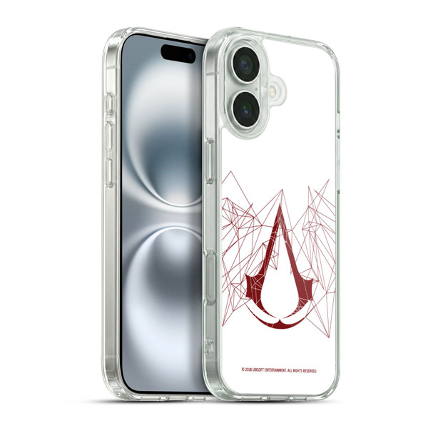 Assassin's Creed Logo Geometric Soft Gel Case for Apple iPhone 16 Plus & MagSafe