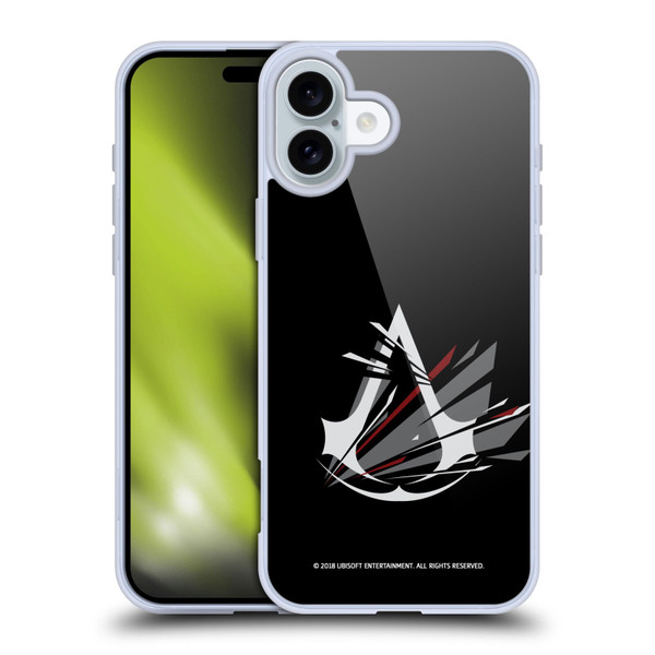 Assassin's Creed Logo Shattered Soft Gel Case for Apple iPhone 16 Plus
