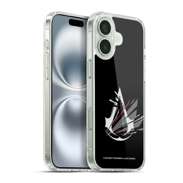Assassin's Creed Logo Shattered Soft Gel Case for Apple iPhone 16 Plus & MagSafe