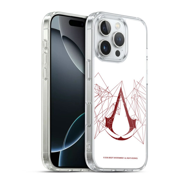 Assassin's Creed Logo Geometric Soft Gel Case for Apple iPhone 16 Pro & MagSafe