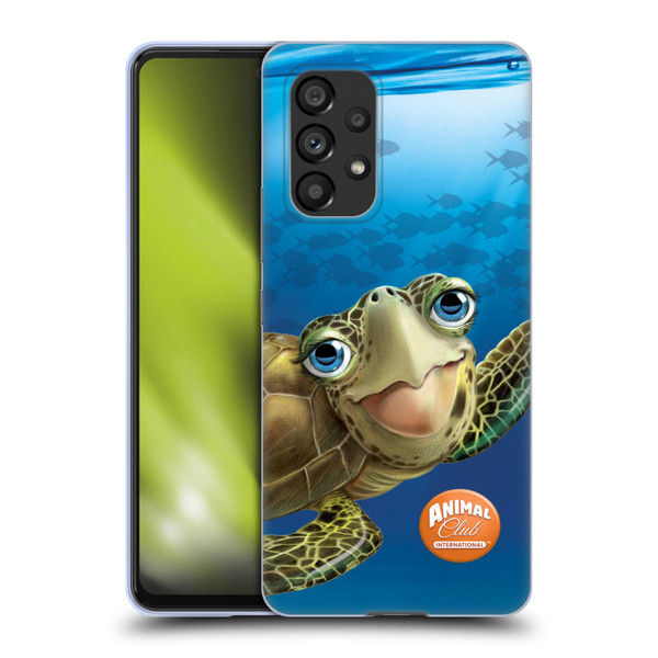 Animal Club International Underwater Sea Turtle Soft Gel Case for Samsung Galaxy A53 5G (2022)