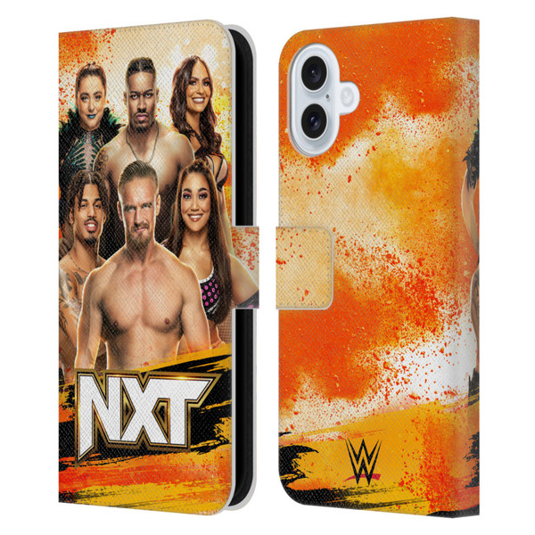 WWE Pay-Per-View Superstars 2024 NXT Leather Book Wallet Case Cover For Apple iPhone 16 Plus