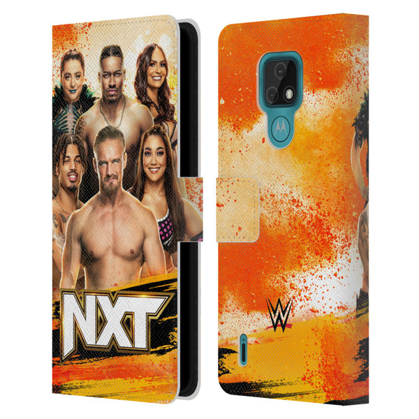 WWE Pay-Per-View Superstars 2024 NXT Leather Book Wallet Case Cover For Motorola Moto E7
