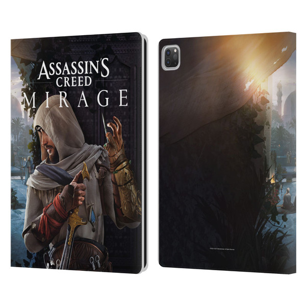 Assassin's Creed Mirage Graphics Basim Poster Leather Book Wallet Case Cover For Apple iPad Pro 13 M4 2024