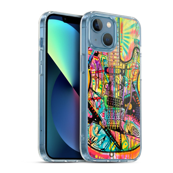 Dean Russo Pop Culture Guitar Soft Gel Case for Apple iPhone 13 Mini & MagSafe