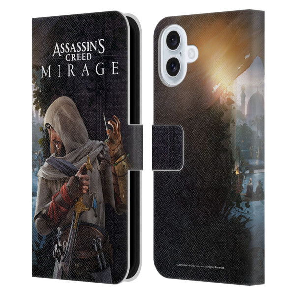 Assassin's Creed Mirage Graphics Basim Poster Leather Book Wallet Case Cover For Apple iPhone 16 Plus