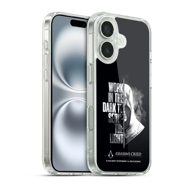 Assassin's Creed Legacy Typography Half Soft Gel Case for Apple iPhone 16 & MagSafe