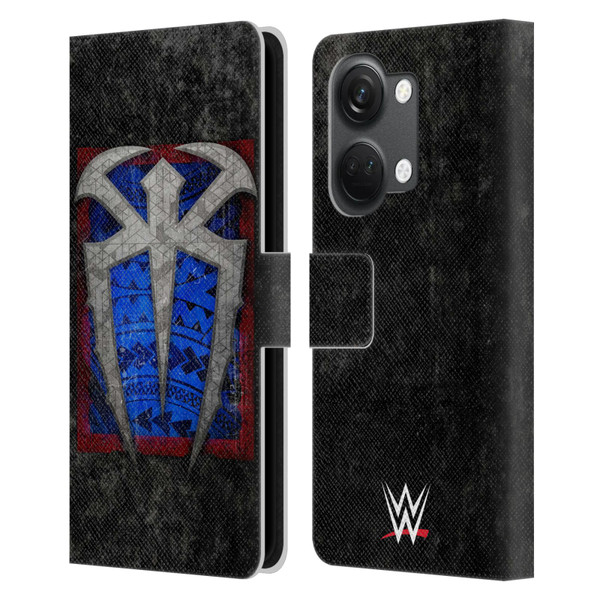 WWE Roman Reigns Distressed Logo Leather Book Wallet Case Cover For OnePlus Nord 3 5G