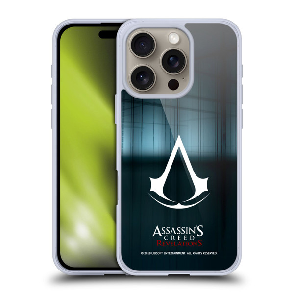 Assassin's Creed Revelations Logo Animus Black Room Soft Gel Case for Apple iPhone 16 Pro