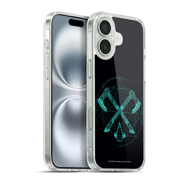 Assassin's Creed Valhalla Compositions Dual Axes Soft Gel Case for Apple iPhone 16 Plus & MagSafe