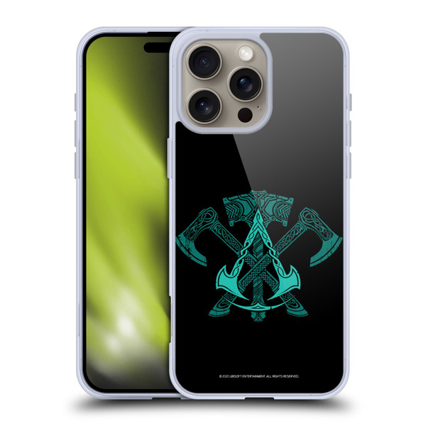 Assassin's Creed Valhalla Symbols And Patterns ACV Weapons Soft Gel Case for Apple iPhone 16 Pro Max
