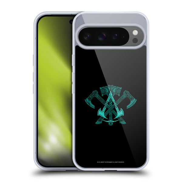 Assassin's Creed Valhalla Symbols And Patterns ACV Weapons Soft Gel Case for Google Pixel 9 Pro XL