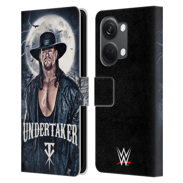 WWE The Undertaker Portrait Leather Book Wallet Case Cover For OnePlus Nord 3 5G