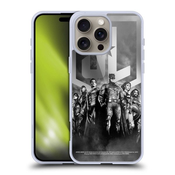 Zack Snyder's Justice League Snyder Cut Character Art Group Logo Soft Gel Case for Apple iPhone 16 Pro Max